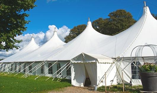 portable restrooms equipped for hygiene and comfort at an outdoor festival in Lawtey